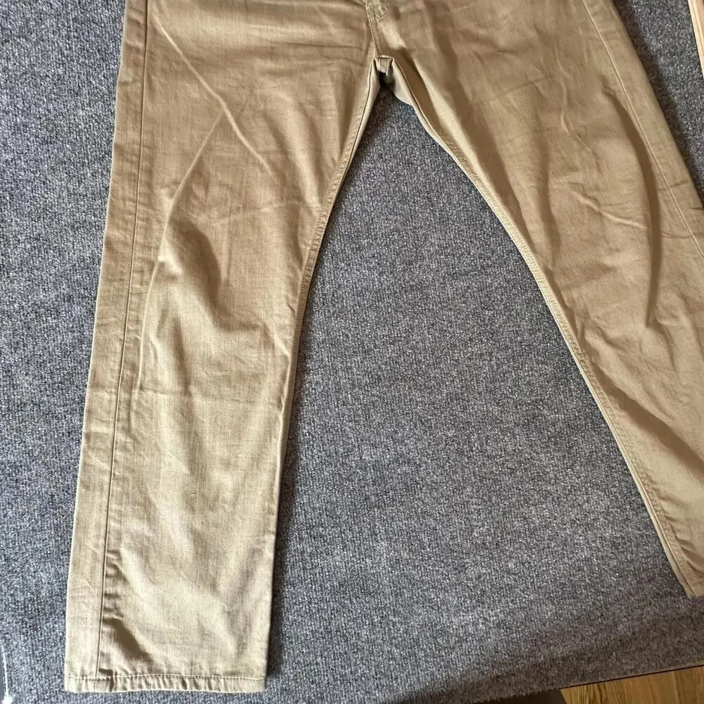 Levi's 505 Regular Fit‎ Men’s Beige Jeans - W36 L30